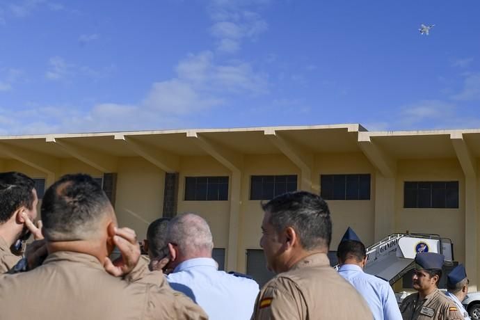 CANARIAS Y ECONOMIA 18-01-2019 BASE AEREA DE GANDO. TELDE-INGENIO. Ejército del Aire. Bienvenida del escuadrón del 10ª contingente del destacamento rappa en Sigonella.  FOTOS: JUAN CASTRO