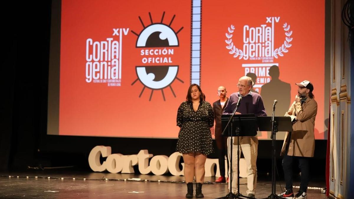 Un momento de la gala de clausura de Cortogenial.