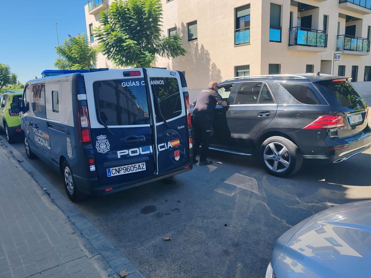 Calle Espadá de Canet, donde vivía uno de los detenidos.