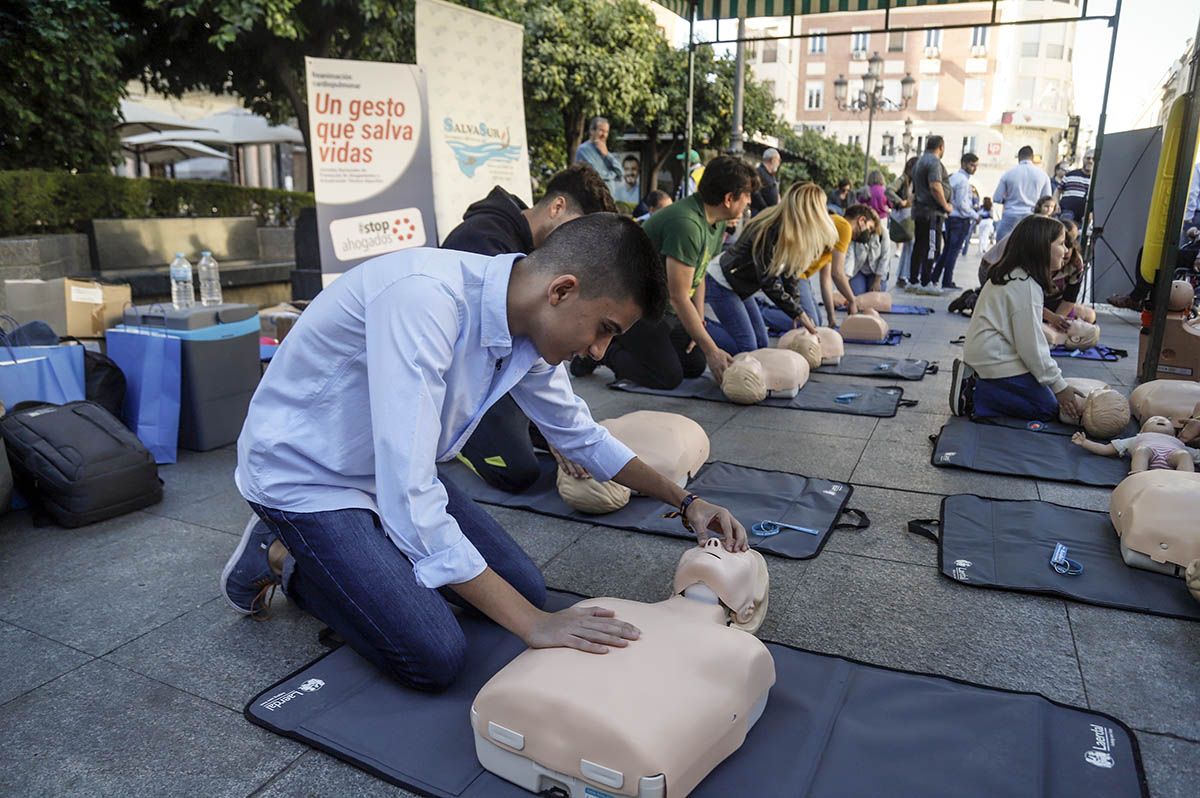 Taller de iniciación a la reanimación cardiopulmonar en las Tendillas