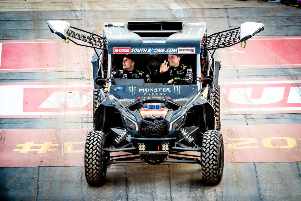 Gerard Farrés, en bugui al Dakar 2019