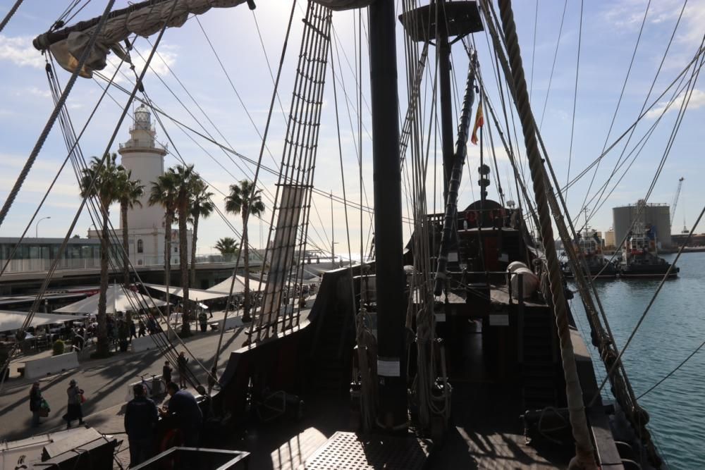 Réplica de los grandes galeones españoles del Siglo de Oro, estará atracado en el puerto hasta el 7 de enero