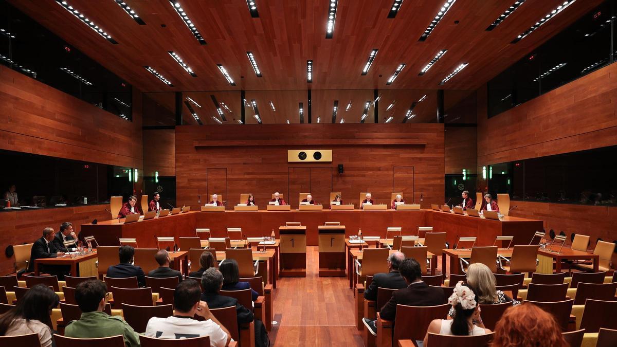 El Tribunal de Justicia de la Unión Europea (TJUE) dicta sentencia sobre la Ley de Amnistía, a 16 de julio de 2026, en Luxemburgo