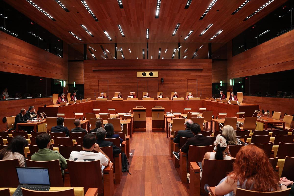 El Tribunal de Justicia de la Unión Europea (TJUE) dicta sentencia sobre la Ley de Amnistía, a 16 de julio de 2026, en Luxemburgo