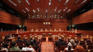 El Tribunal de Justicia de la Unión Europea (TJUE) dicta sentencia sobre la Ley de Amnistía, a 16 de julio de 2026, en Luxemburgo