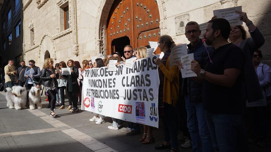 La huelga de funcionarios de Justicia continúa este miércoles y jueves en Zamora