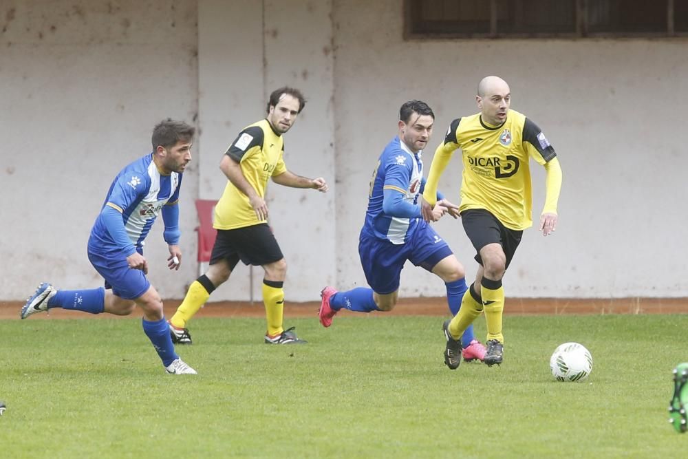 El partido entre el Avilés y el Llanera, en imágenes