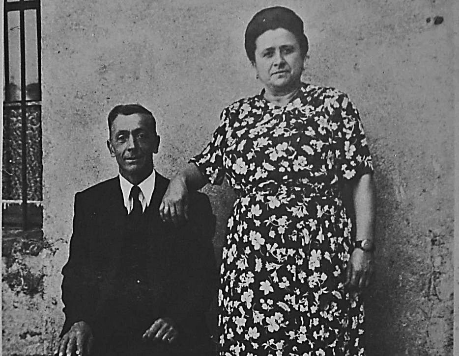 Ángel García y María del Carmen Díaz, en una foto antigua. | A. I.