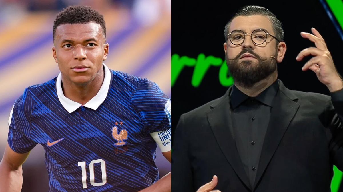 Kylian Mbappé y Manu Sánchez