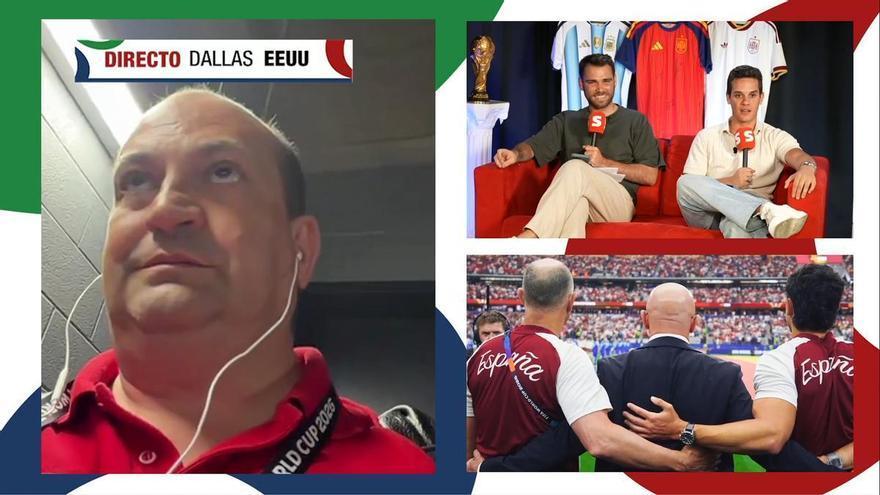 Conexión La Roja: La celebración de España tras pasar a la final del Mundial