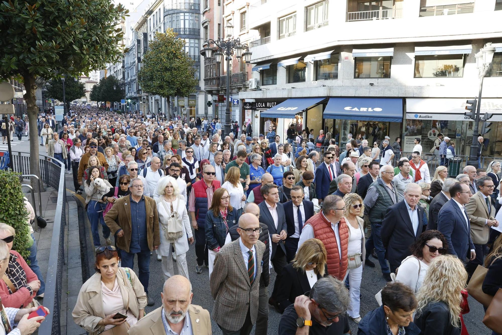 EN IMÁGENES: así fue la gran movilización contra el peaje del Huerna en Asturias