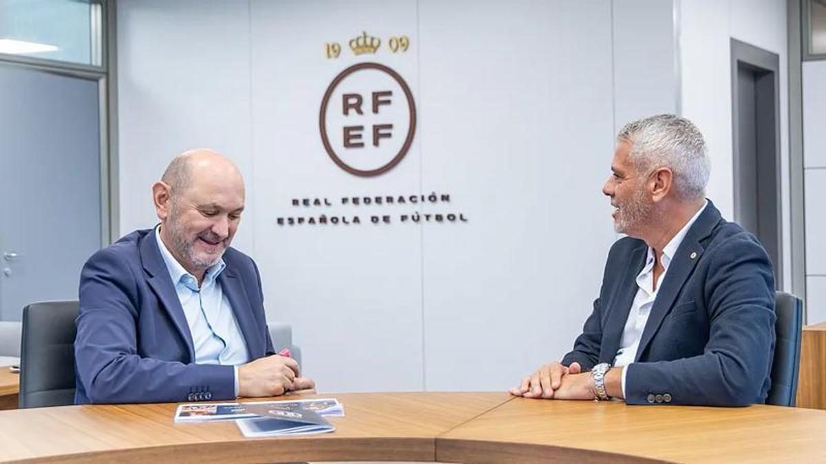 JORDI HORRACH | Jordi Horrach se reúne con Rafael Louzán en Las Rozas JORDI HORRACH | Jordi Horrach se reúne con Rafael Louzán en Las Rozas