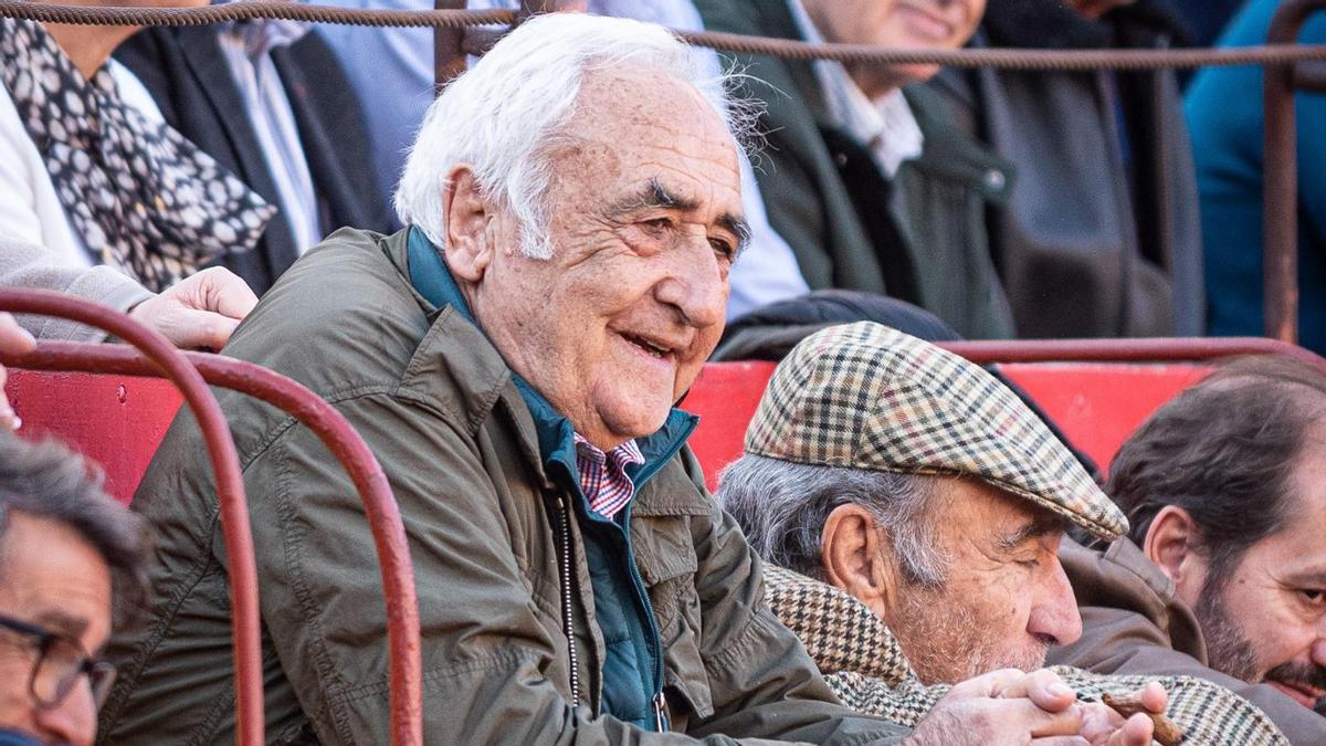 Daniel Ruiz, este viernes en la plaza de toros de Castellón, horas antes de fallecer a causa de un infarto