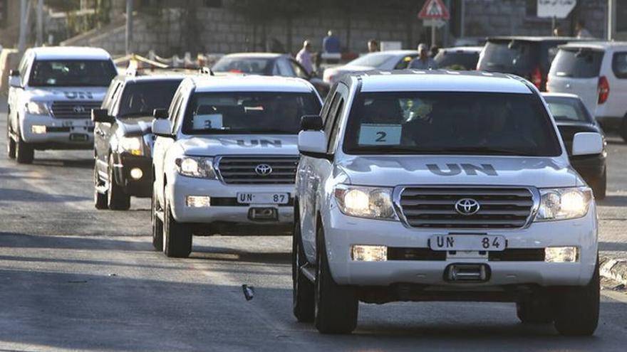 Los inspectores de la ONU llegan al Líbano tras concluir su misión en Siria