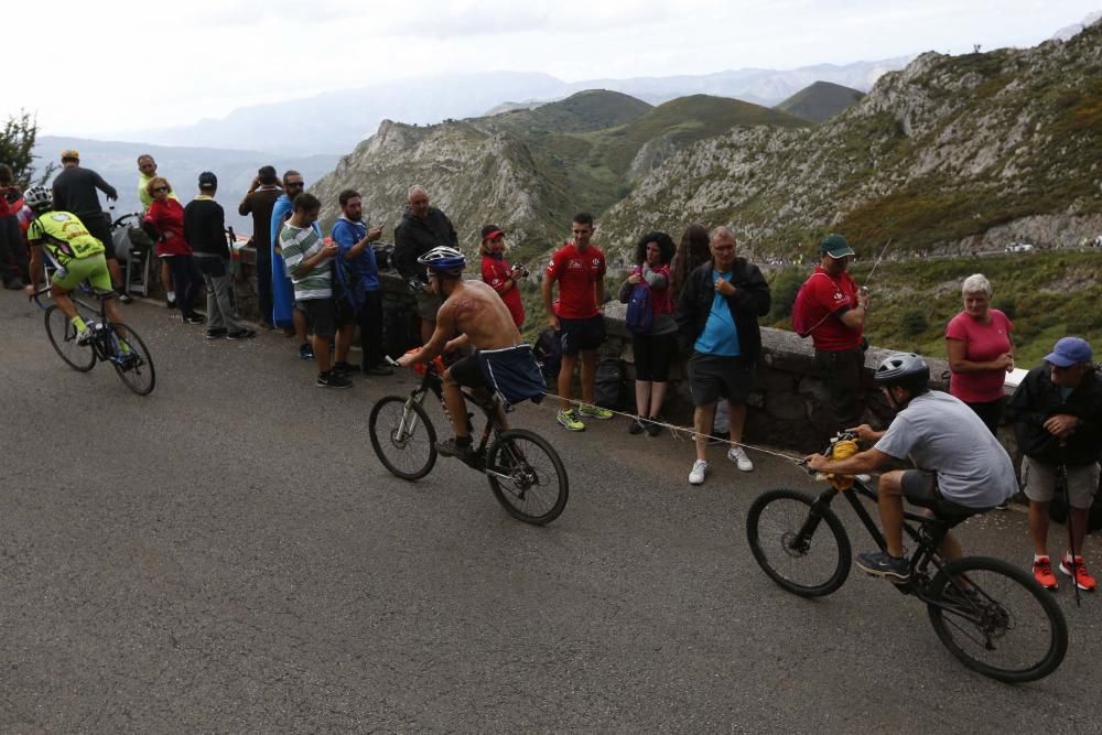 Vuelta ciclista a España. Lagos de Covadonga