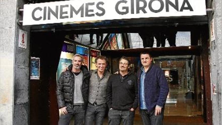 Robert Bellsolà, Adrià Collado, Marcel Tomàs i Andoni Agirregomezkorta, als Cinemes Girona de Barcelona.