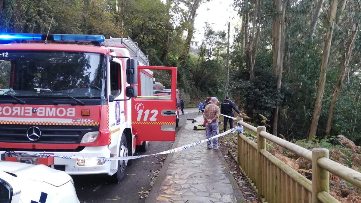 Medios de rescate en el vial de playas