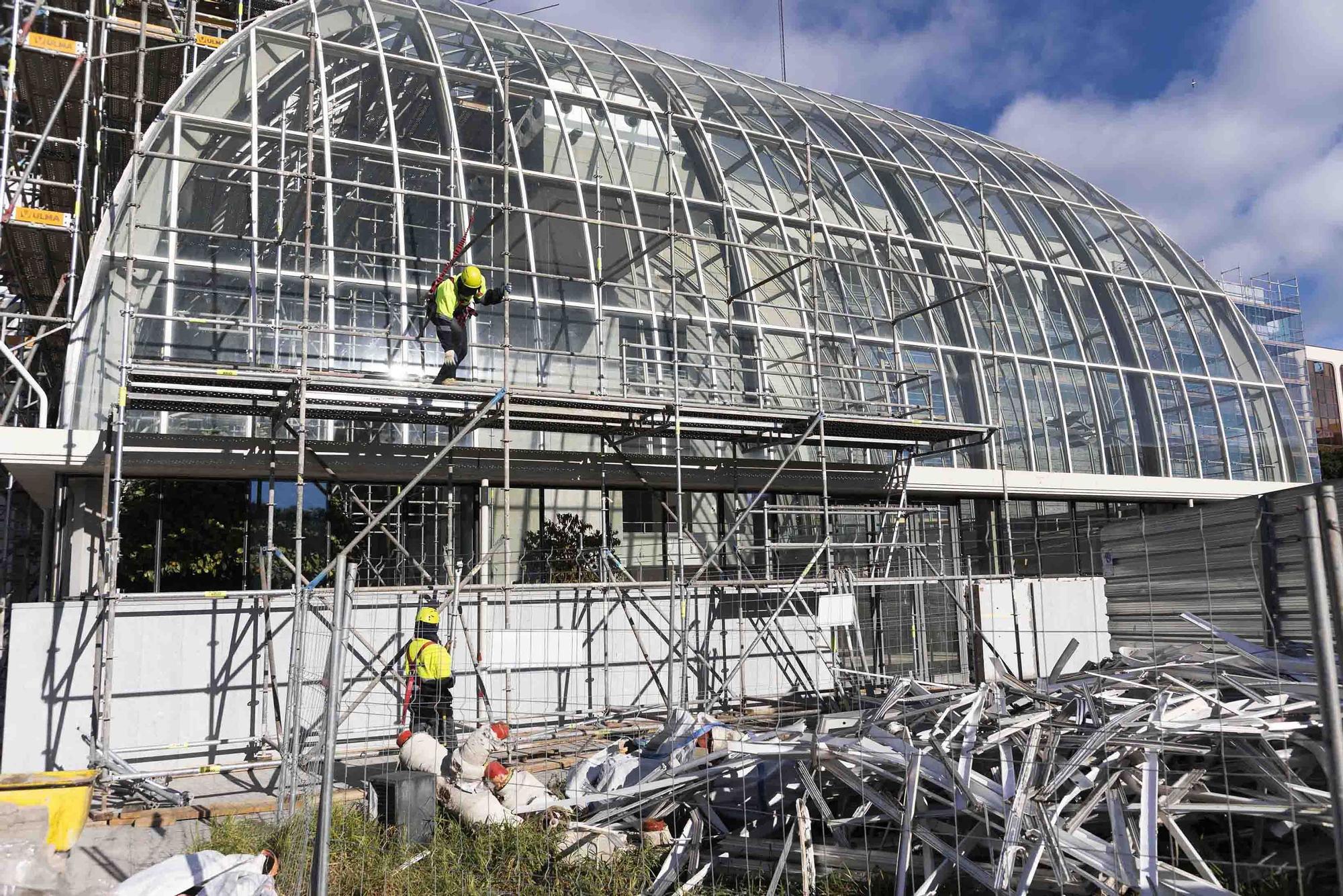 Obras de rehabilitación del Palau de la Música