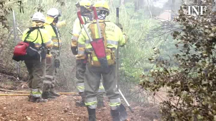 La subida de temperaturas propicia un incendio en Turballos