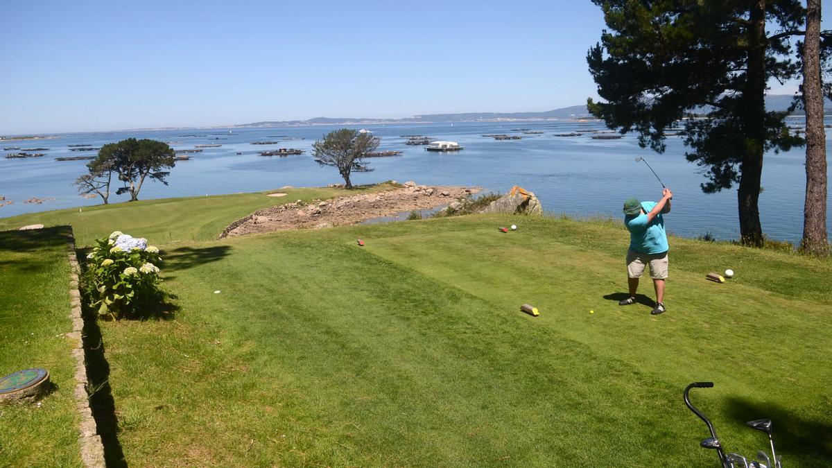 El campo de golf de A Toxa.