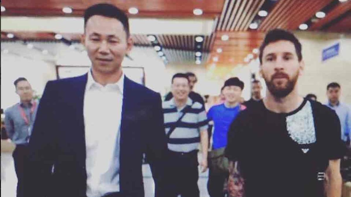 Messi ya se encuentra en China