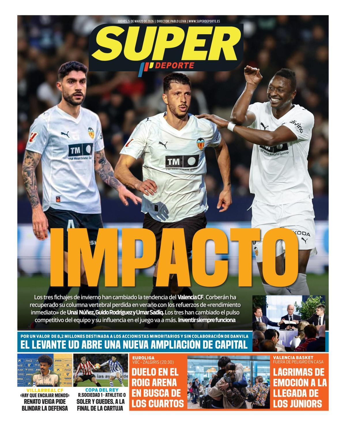 Estas son las portadas de la prensa deportiva de hoy