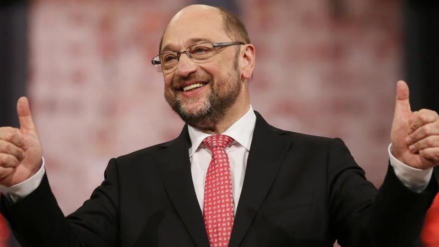 Martin Schulz en el congreso del SPD.