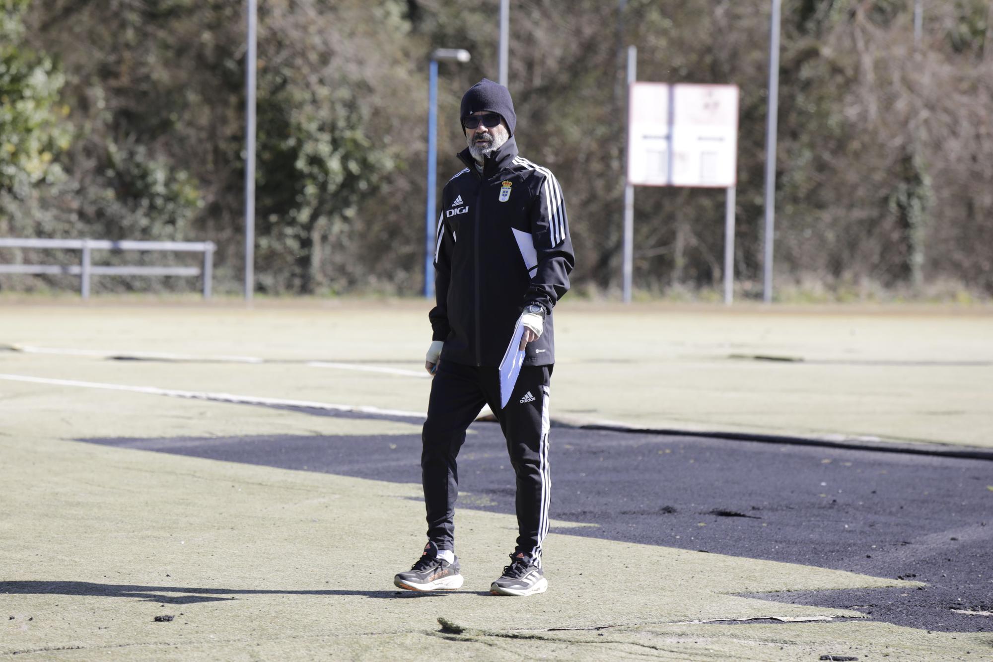 EN IMÁGENES: el entrenamiento del Oviedo