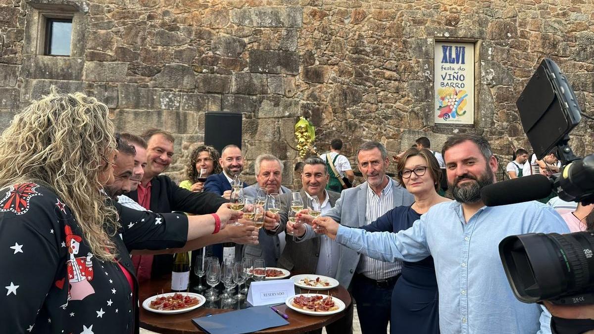 Brindis durante a edición pasada do certame.