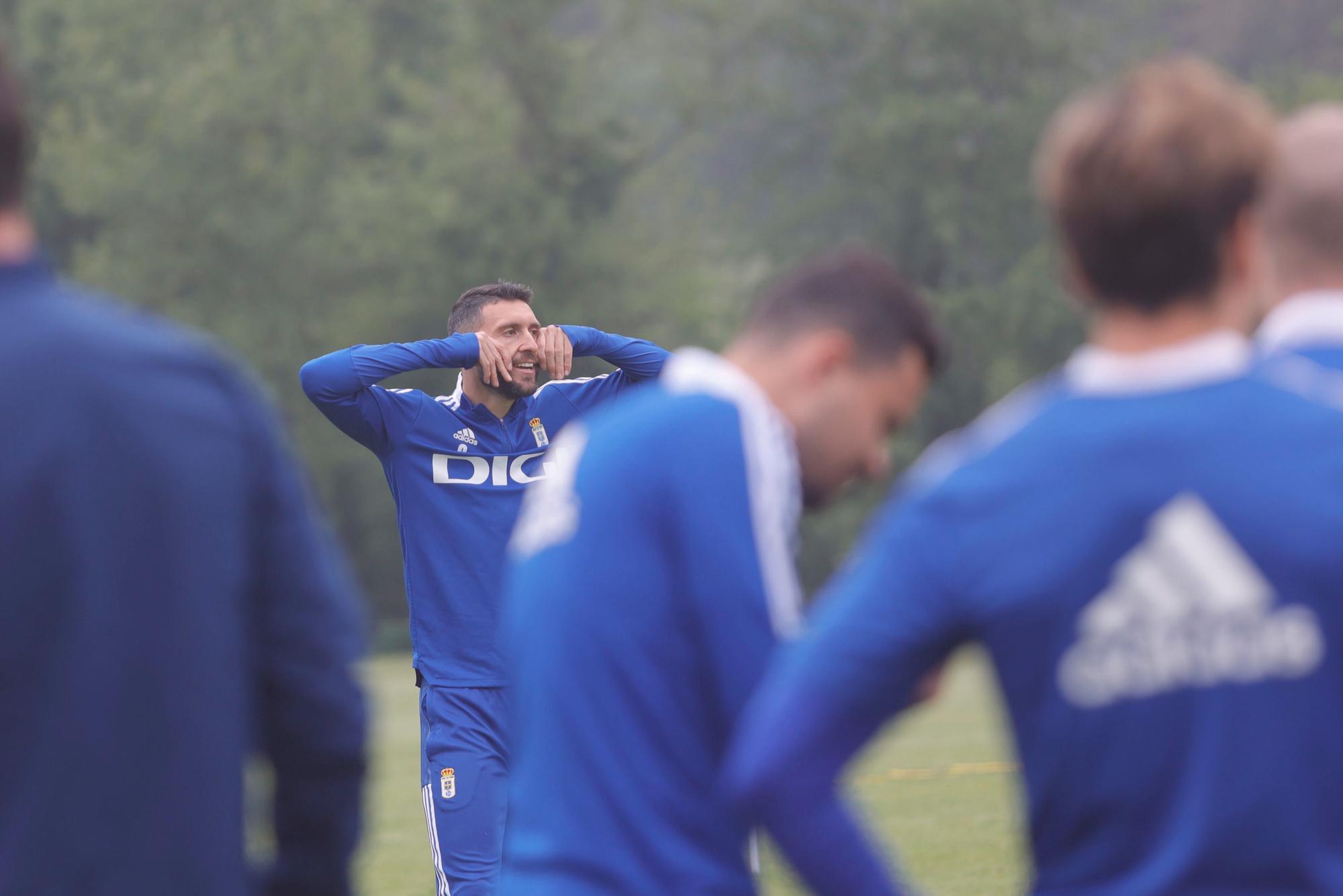 Las imágenes del entrenamiento del Oviedo