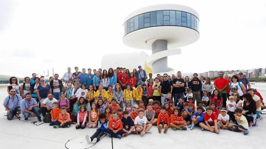 Los &quot;Scout Caph&quot; del Santo Ángel, de 40.º aniversario