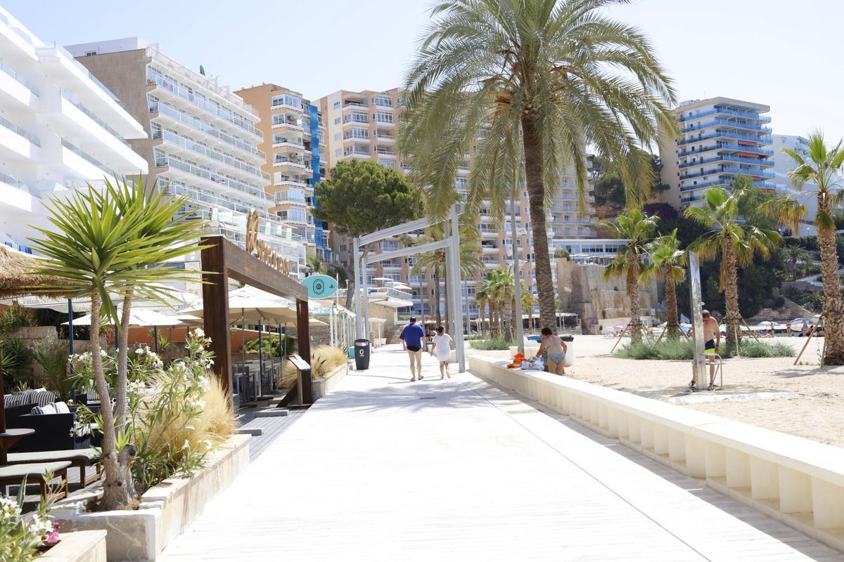 So schick ist die neue Promenade am Strand von Magaluf geworden