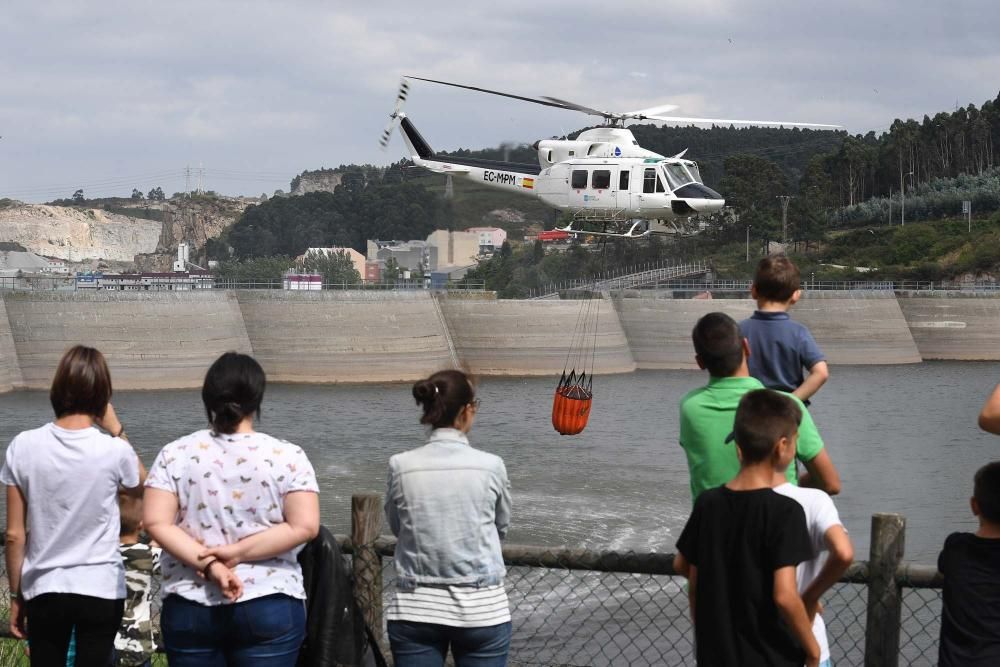 Más imágenes del incendio en As Rañas