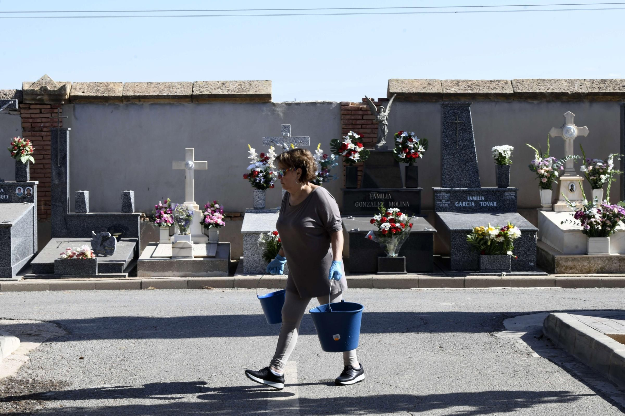 Cementerios de Murcia en el Día de Todos los Santos.