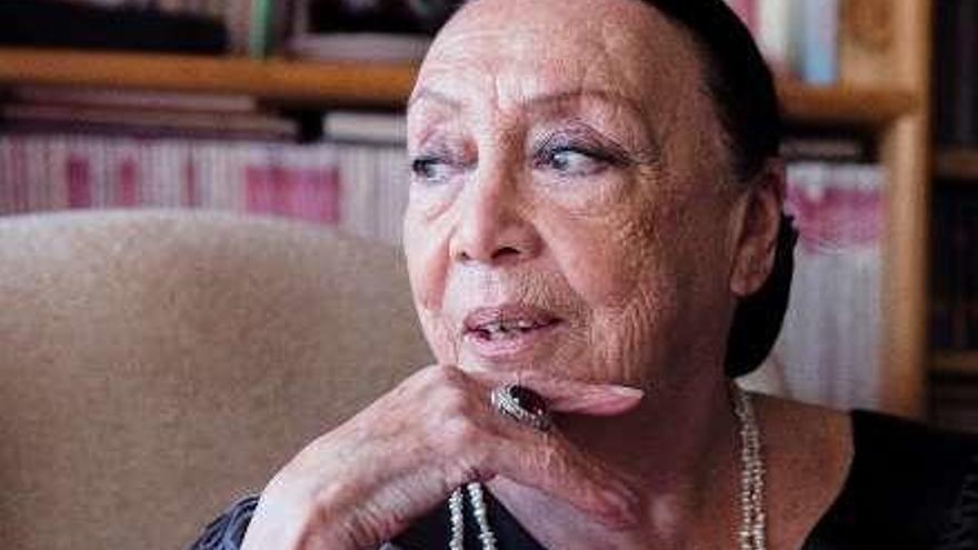 Betty Missiego, en su residencia en Málaga. // Efe