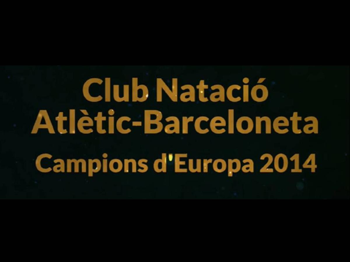 MOMENT #100FCN: El CN Atlètic-Barceloneta, Campeón de Europa de Waterpolo 2014