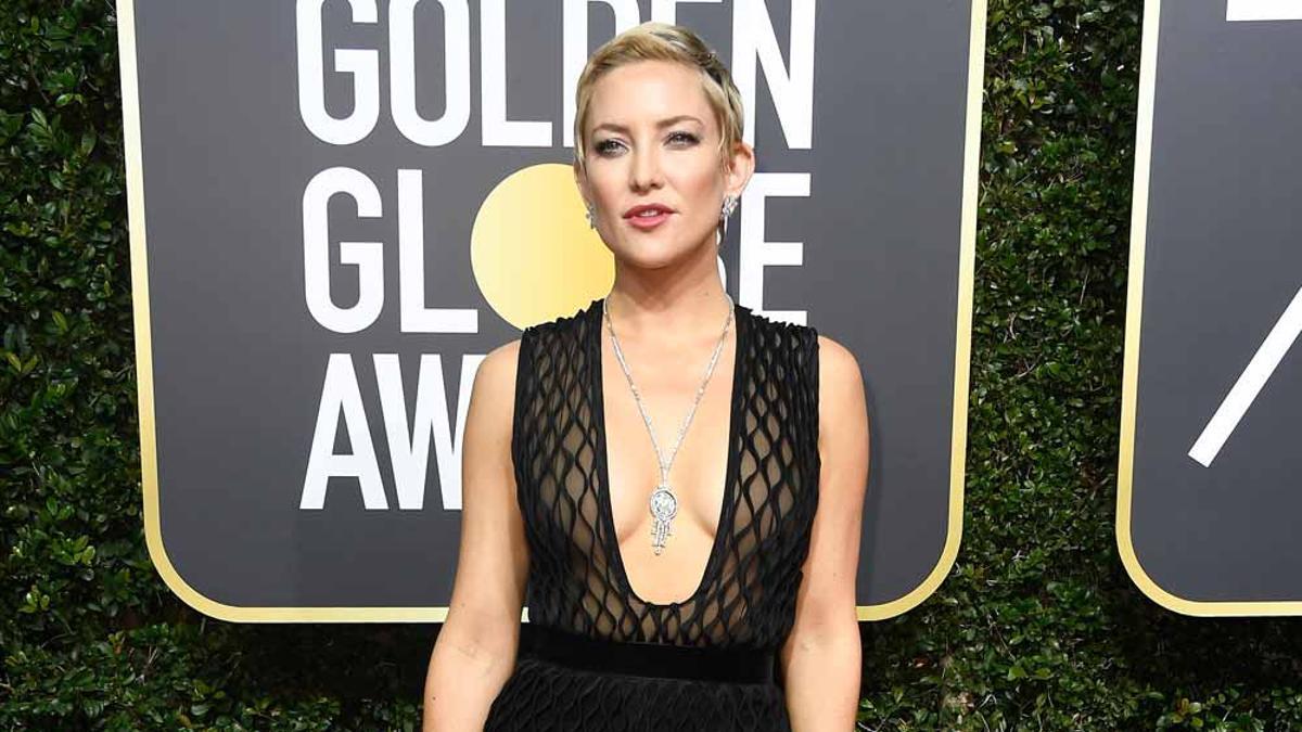 Kate Hudson, en la alfombra roja de los Globos de Oro