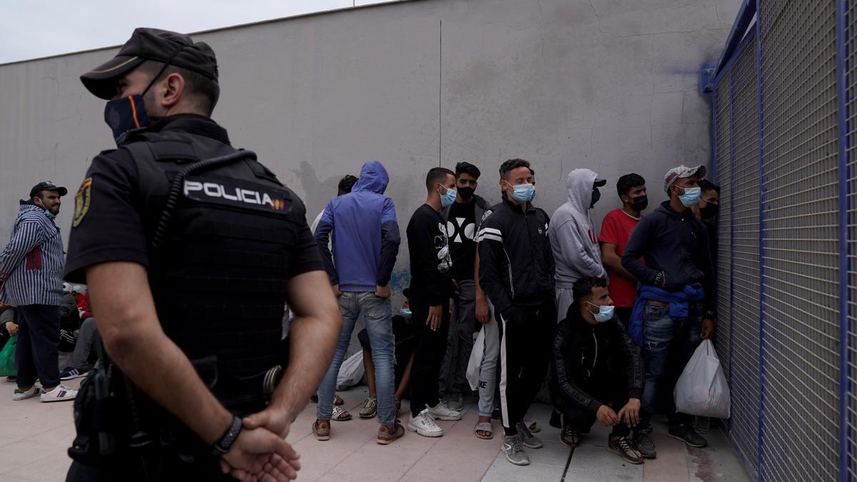 Crisis migratoria en Ceuta. FOTO: JOSÉ LUIS ROCA