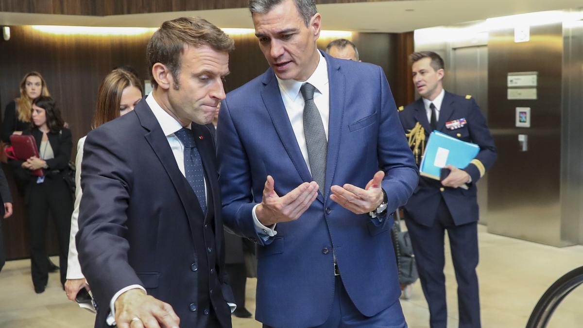 Macron y Sánchez