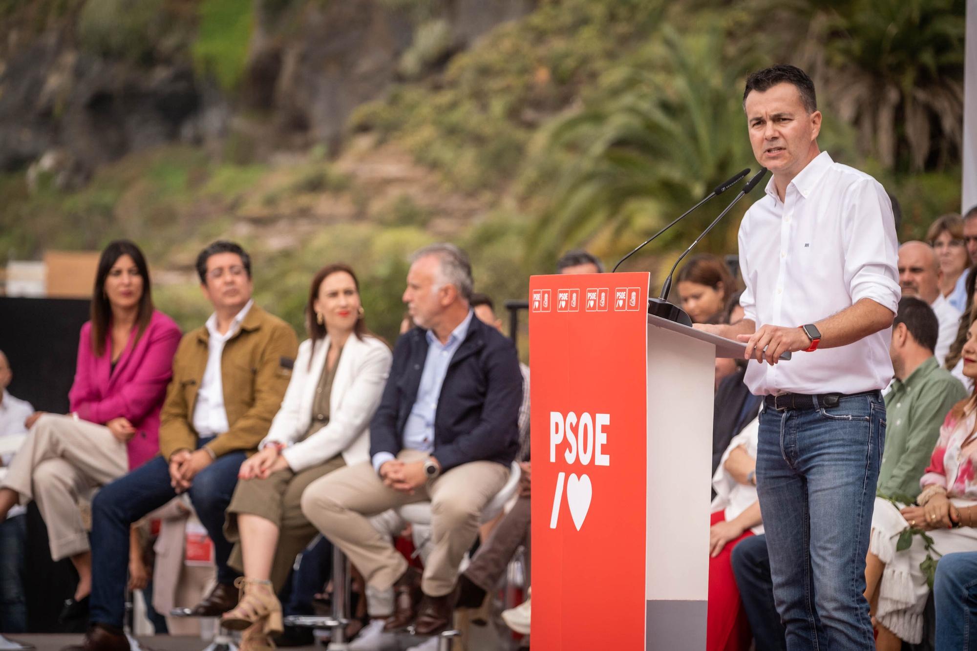 El PSOE presenta las candidaturas por la isla de Tenerife.