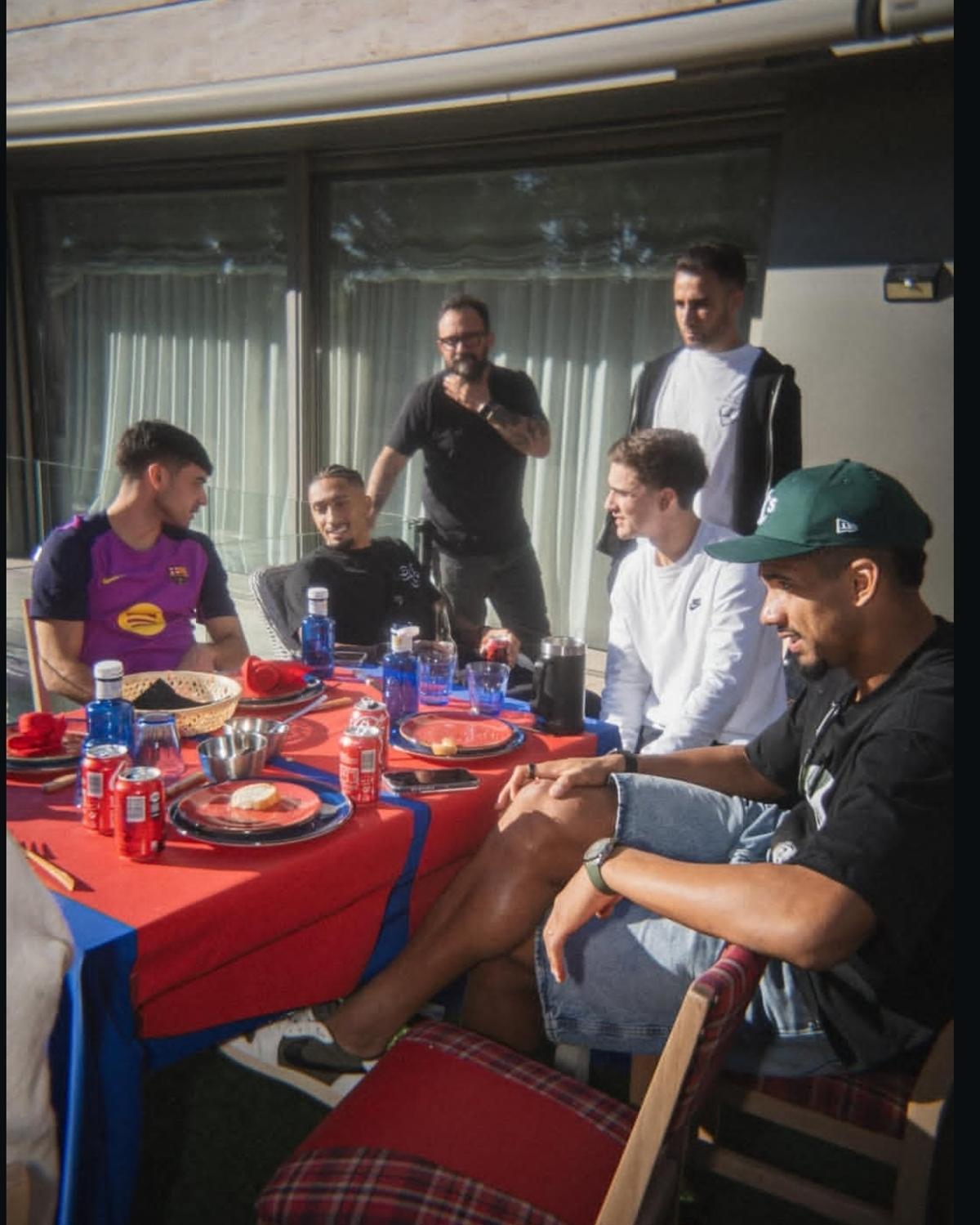 Images of the food at Araujo's house