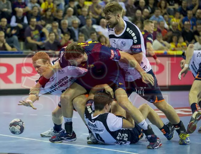 Las mejores imágenes del Barça-Flensburg