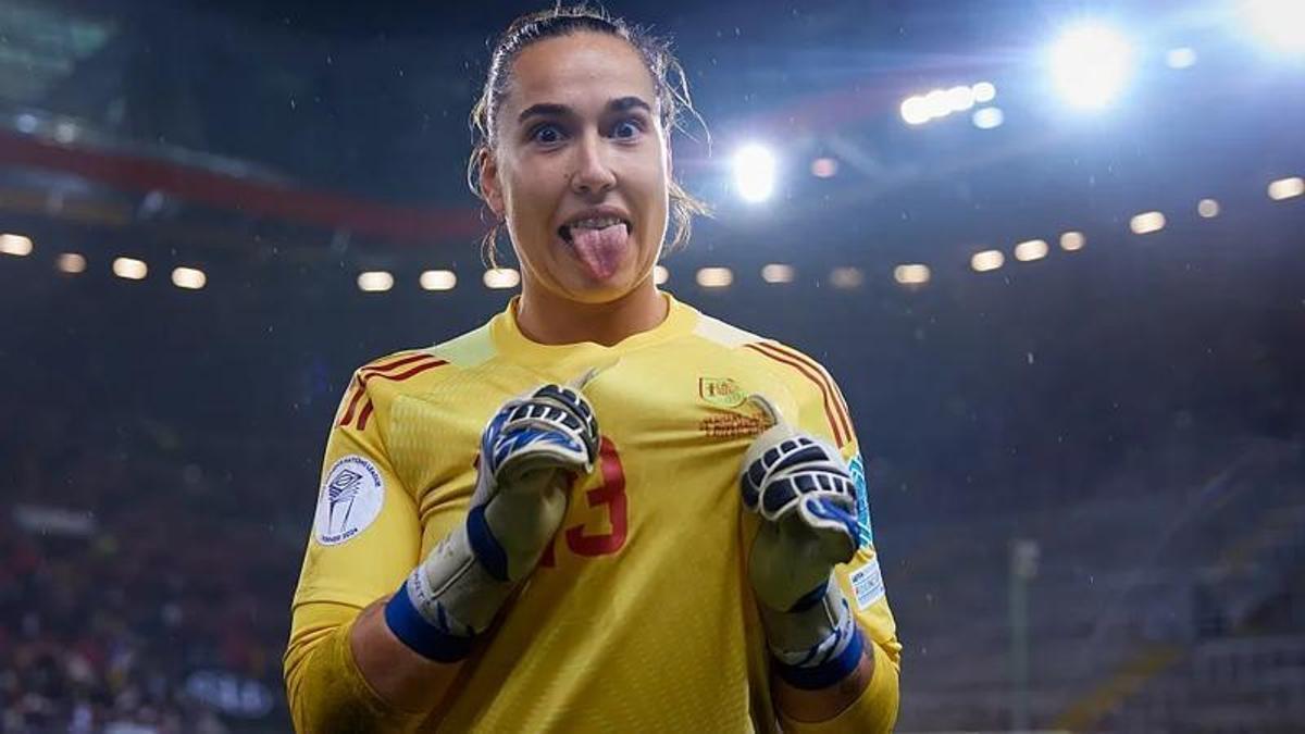 Cata Coll, después del partido contra Alemania el viernes.