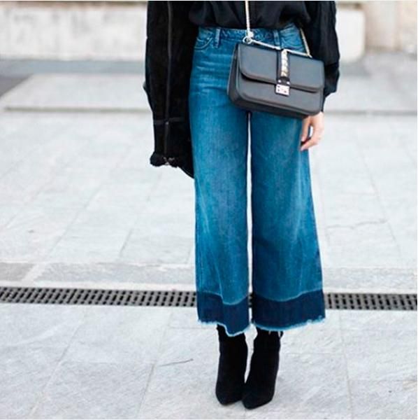 Look de Lady Addict con pantalón culotte