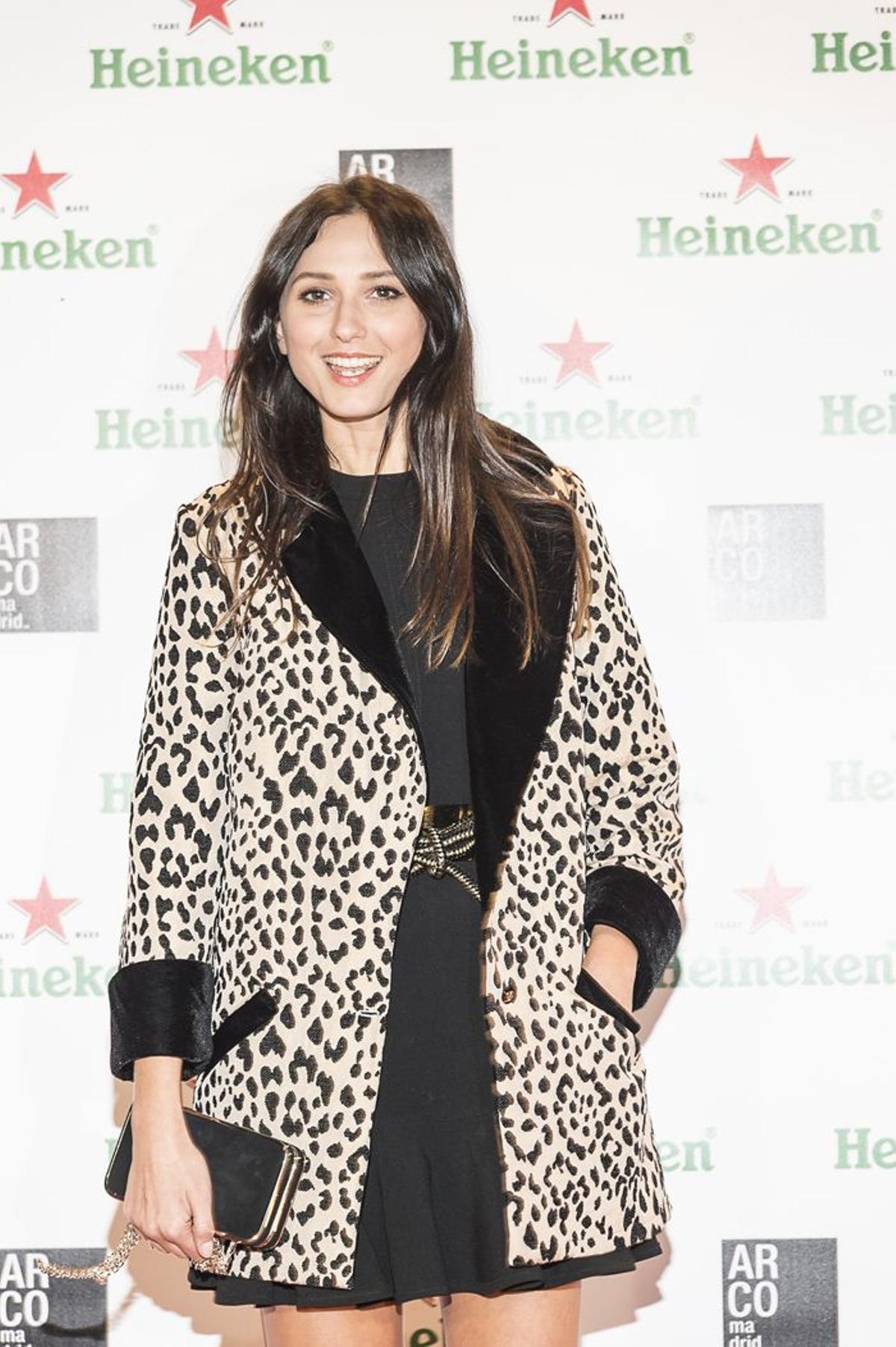 Mayte de la Iglesia, en la fiesta de Heineken en ARCOmadrid 2015