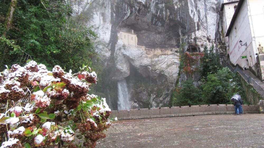 Nieve en Covadonga