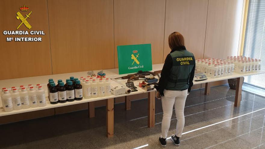 Desmantelado un laboratorio de drogas en Vilagarcía de Arousa