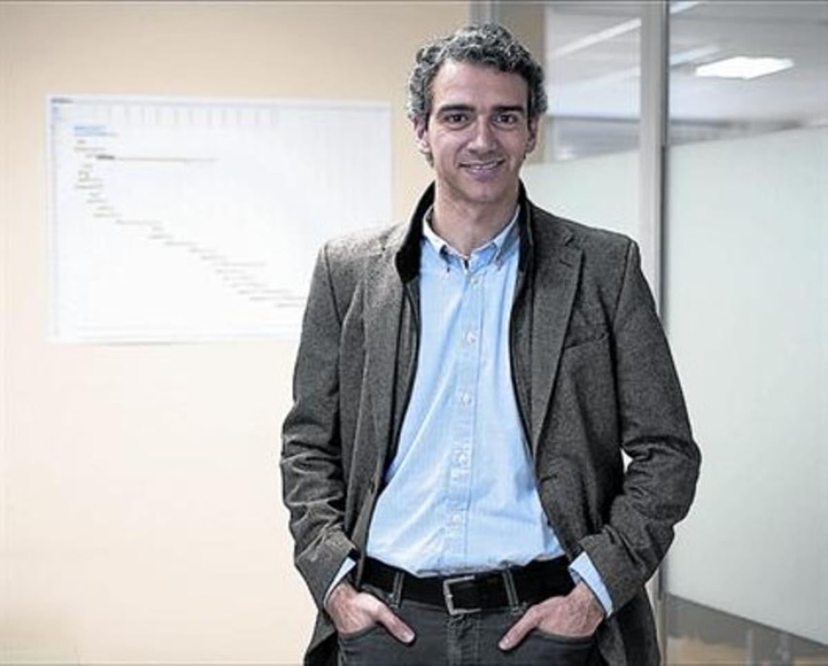 CONFIANÇA.Oriol Juncosa, a Barcelona.