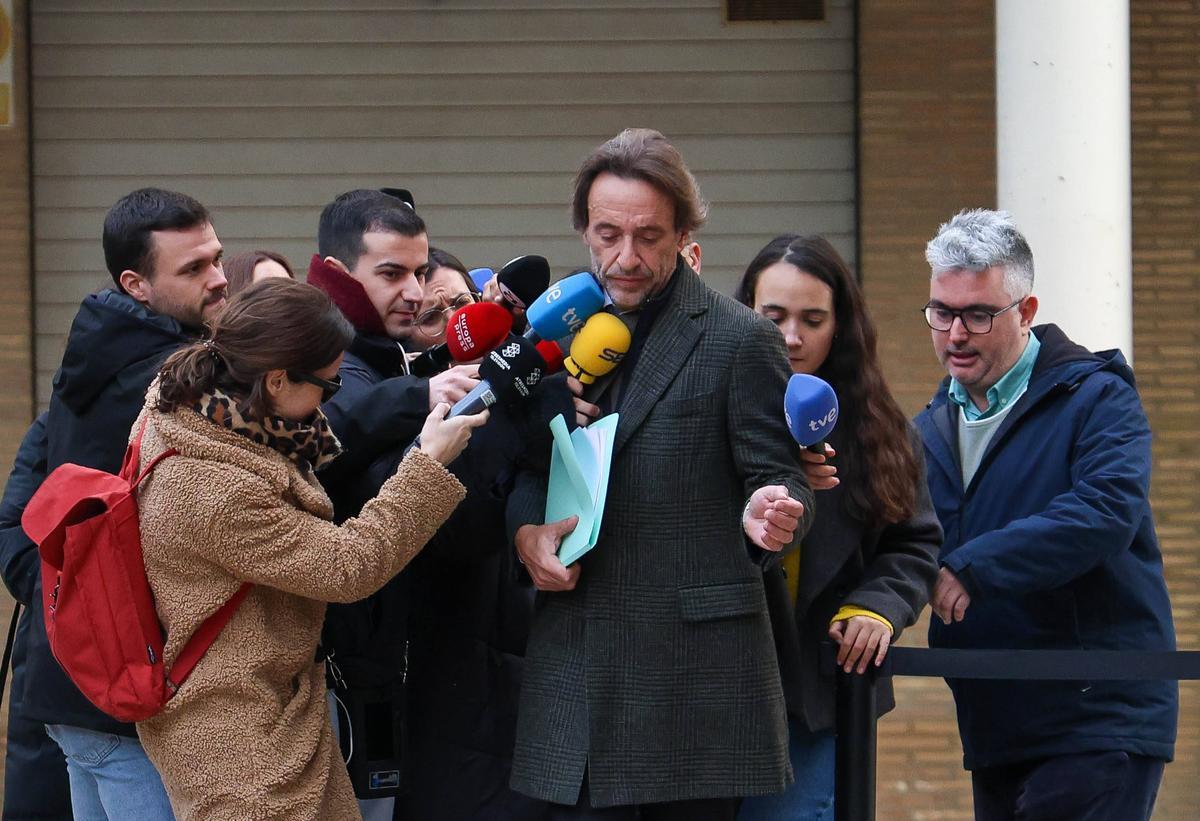 José Manuel Cuenca, exjfe de gabinete de Mazón y asesor del expresidente, el segundo día que fue a declarar.