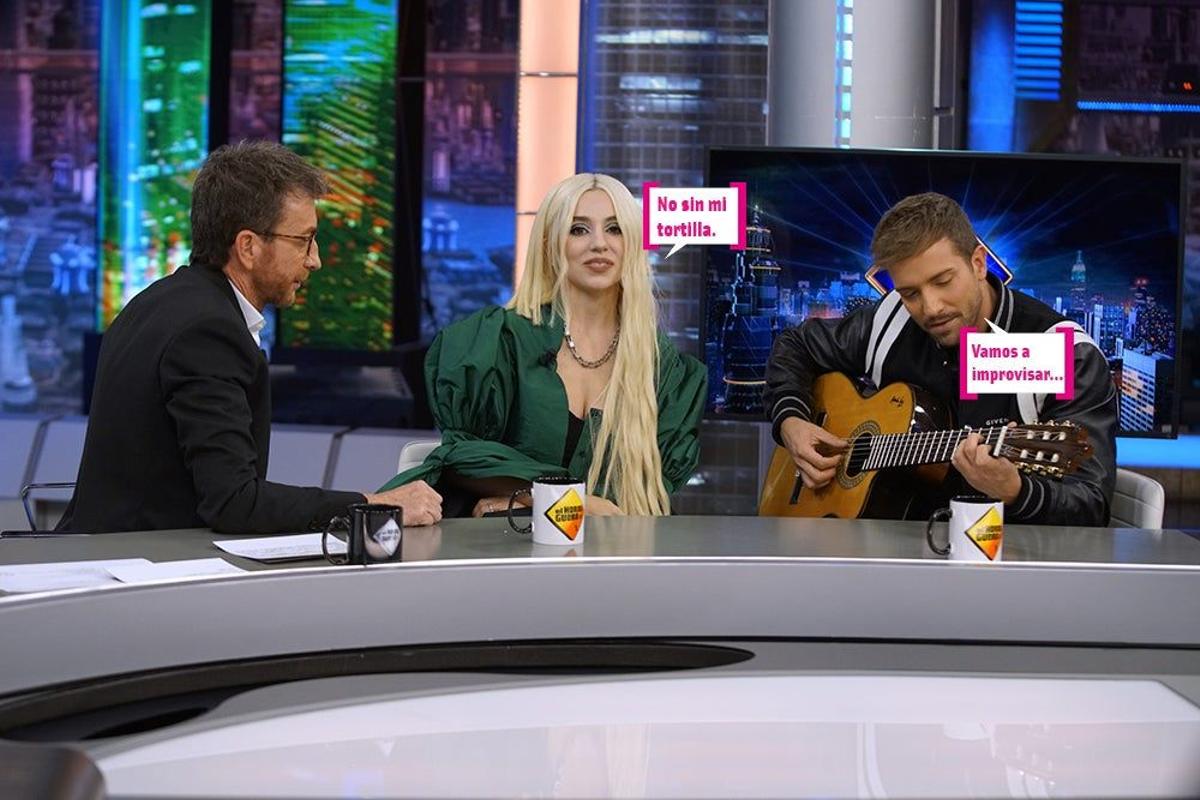 Ava Max y Pablo Alborán improvisan en 'El Hormiguero'